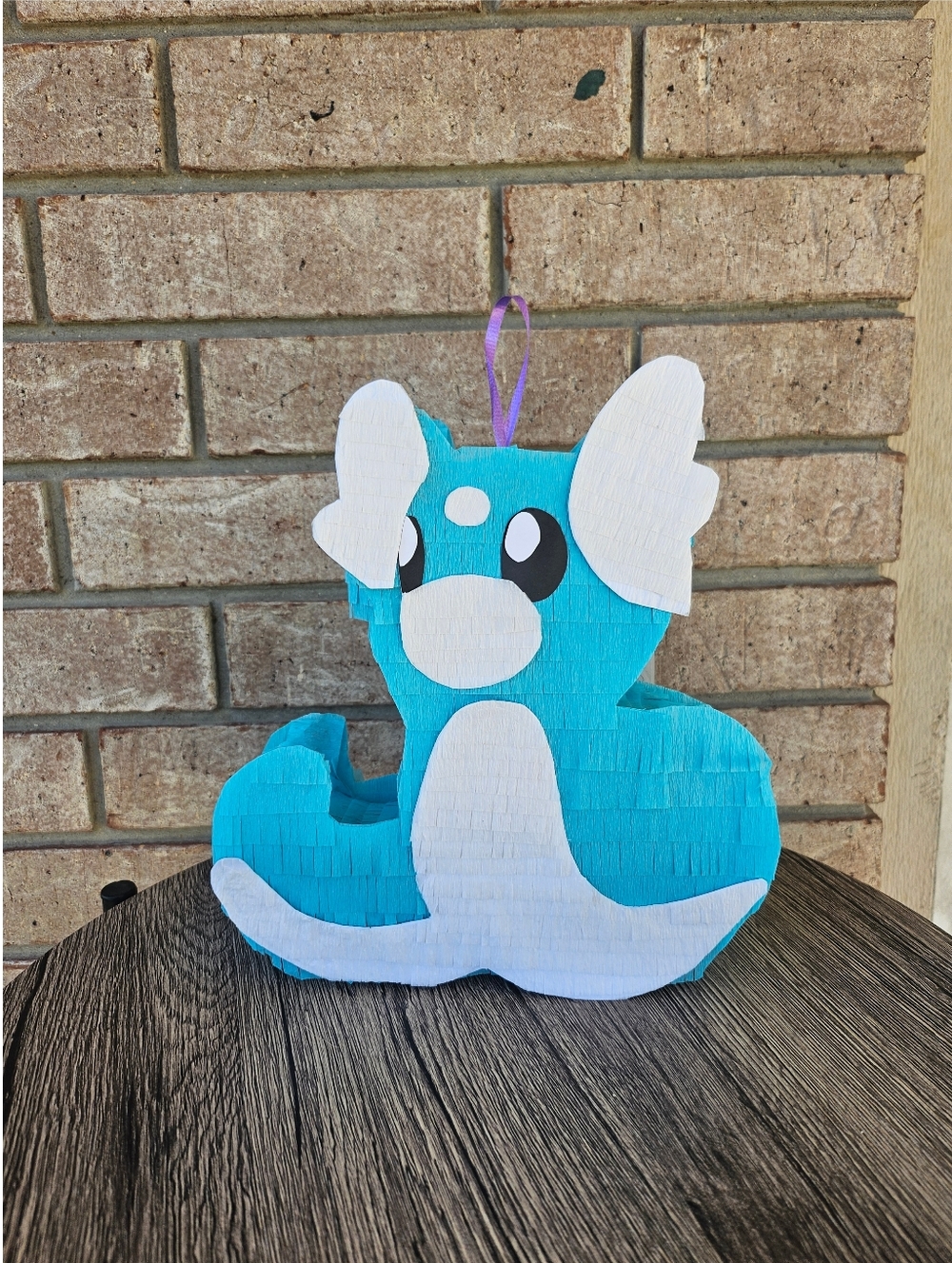 Mini Handmade Pokemon Dratini Piñata Party Favors, Decoration, Gift Basket Idea